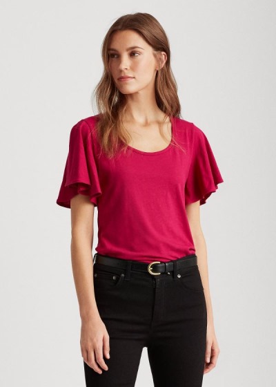 T Shirt Ralph Lauren Algodão Scoopneck Mulher 03587-UXDV